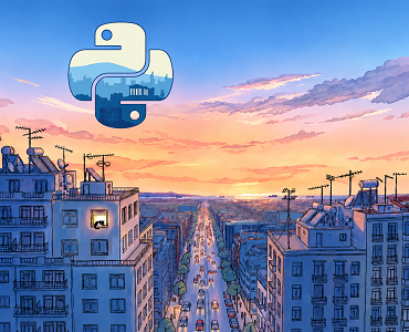 Python Skyline at Sunset
